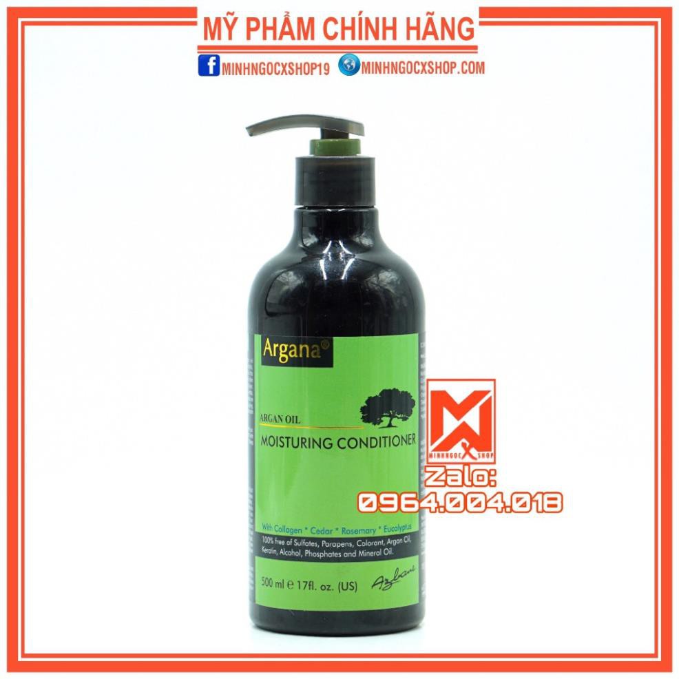 ✅[ Argana ] Bán Lẻ Dầu Gội Dầu Xả Phục Hồi Argana Oil Moisturing 500ML