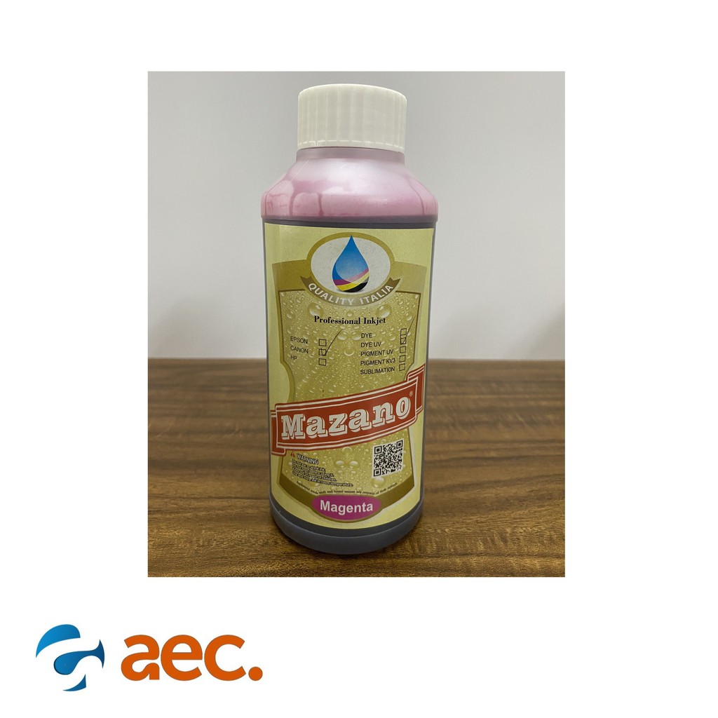 Mực Dye UV chống bay màu thương hiệu Mazano chai 500ml màu M  dùng cho các máy in phun Epson