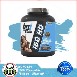 [FreeShip + Quà] Sữa Tăng Cơ Bắp Bpisports Iso HD 100% Pure Isolate Protein 5 Lbs (2.34Kg) - TPBS