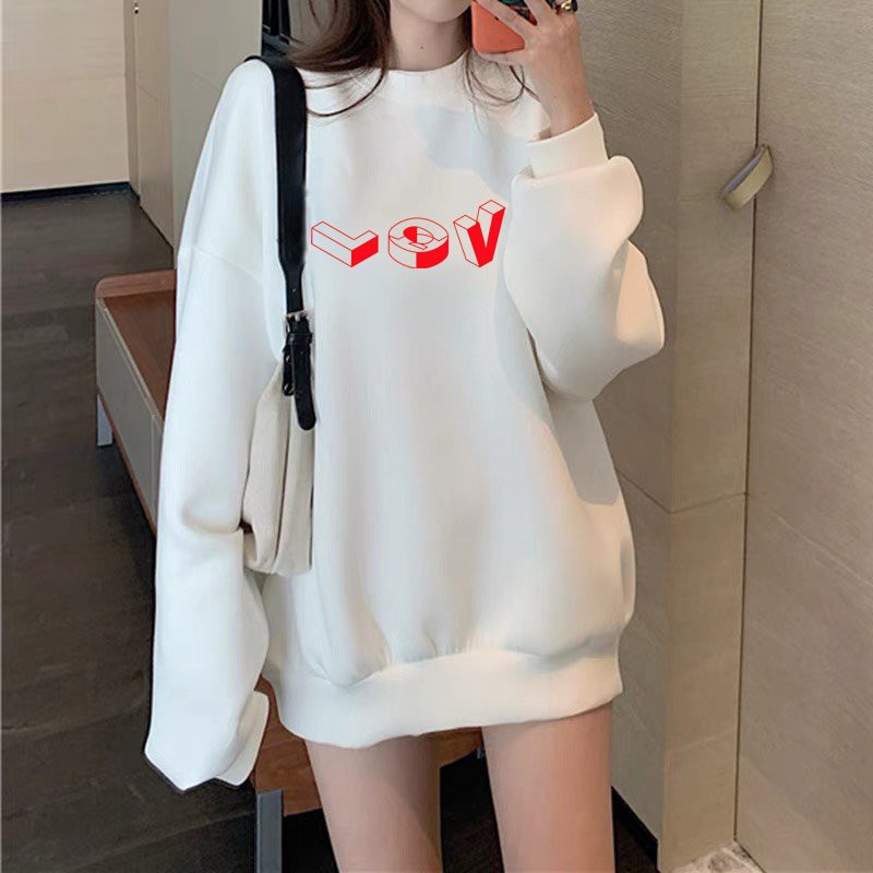 Áo Sweater nữ form rộng Hàn Quốc - Chất nỉ ngoại dày dặn - Kiểu áo nỉ Sweater nam nữ Unisex - Mẫu đa dạng l Vitalita | BigBuy360 - bigbuy360.vn