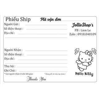 Phiếu giao hàng gửi buu điện