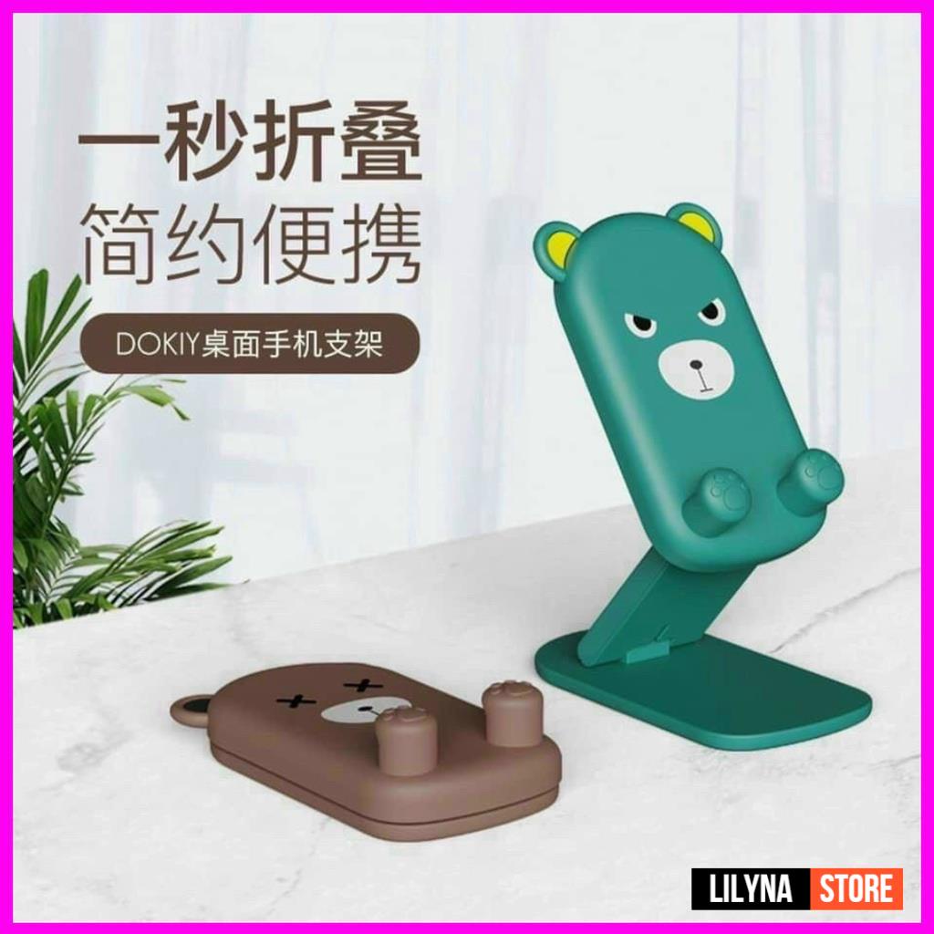 Giá Đỡ Điện Thoại Hình Thú CuTe, Gấp Gọn, Giá Đỡ Máy Tính Bảng, IPad, Kệ Đỡ Đa Năng