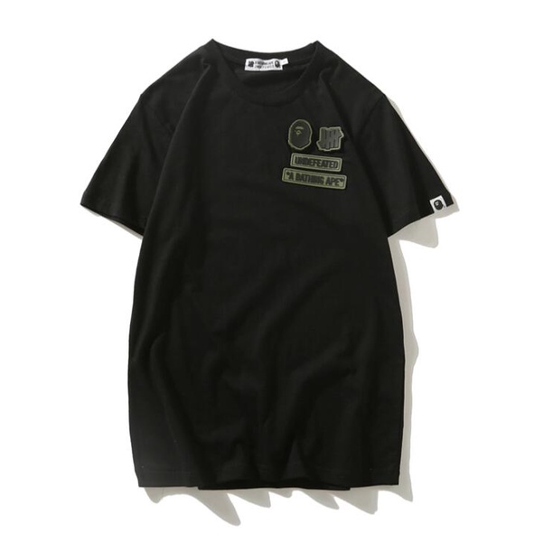 Áo Thun Cotton Tay Ngắn In Họa Tiết Bape Thời Trang Cho Nam Và Nữ