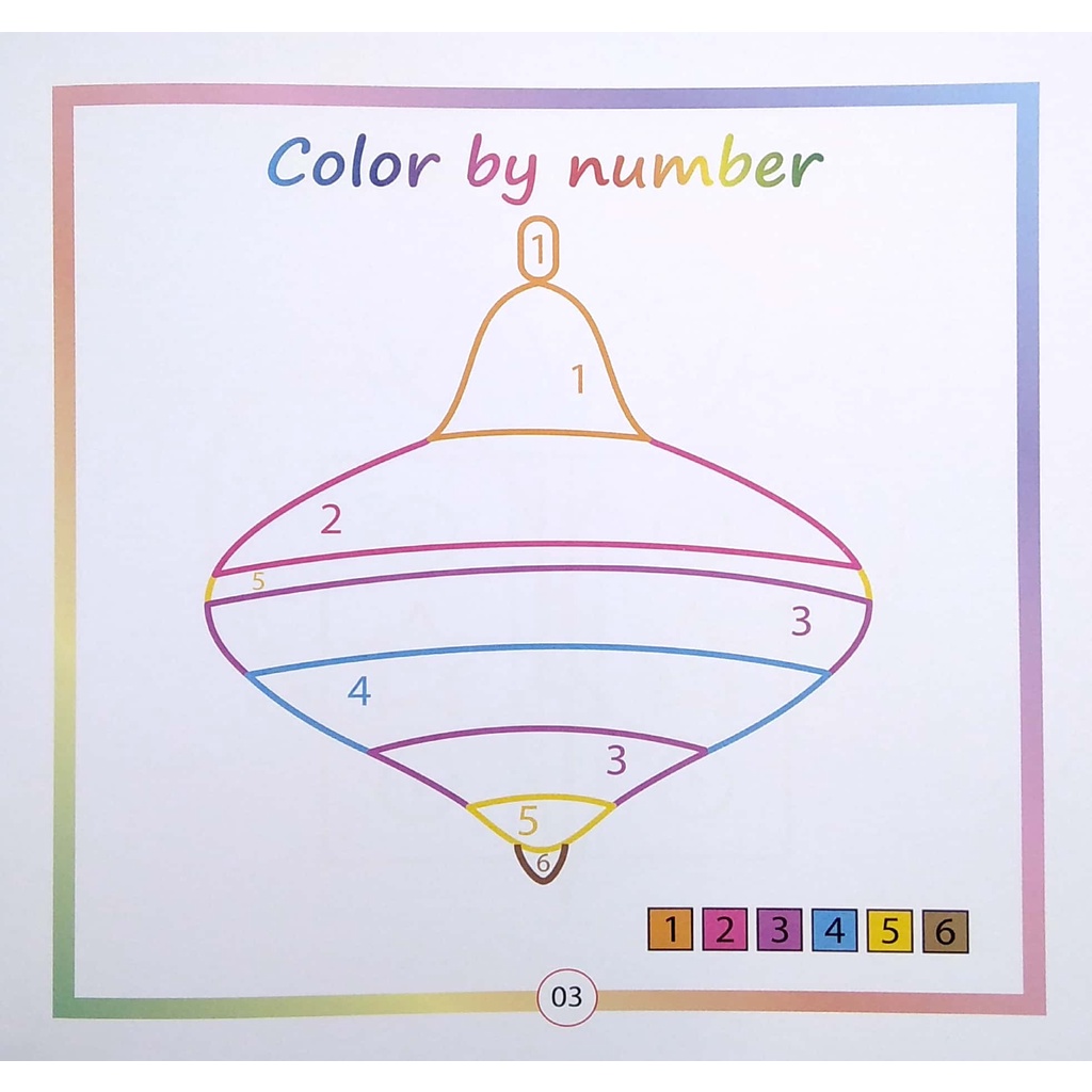 Sách Color By Number - Tô Màu Theo Số -Tập 1