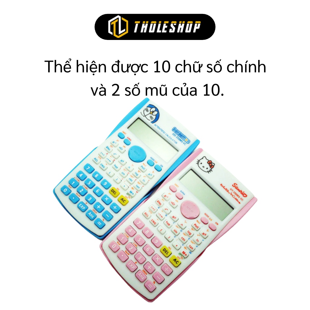 Máy Tính Casio - Máy Tính Học Sinh Cầm Tay Hình Doremon Và Hello Kitty Đáng Yêu 8163