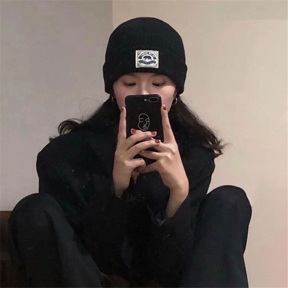 Mũ len thiết kế sáng tạo thời trang mùa đông theo phong cách nhật bản