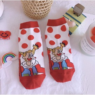 Vớ ngắn cotton họa tiết cô bé pinocchio