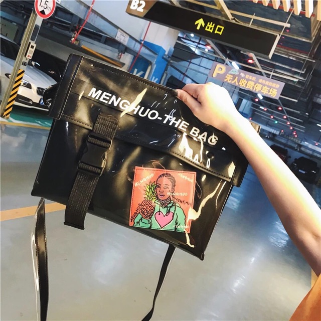 TÚI CẶP ĐEO CHÉO - TÚI HỌC SINH THỜI TRANG - NAM NỮ DA TRƠN BÓNG - TXN40D53 | BigBuy360 - bigbuy360.vn