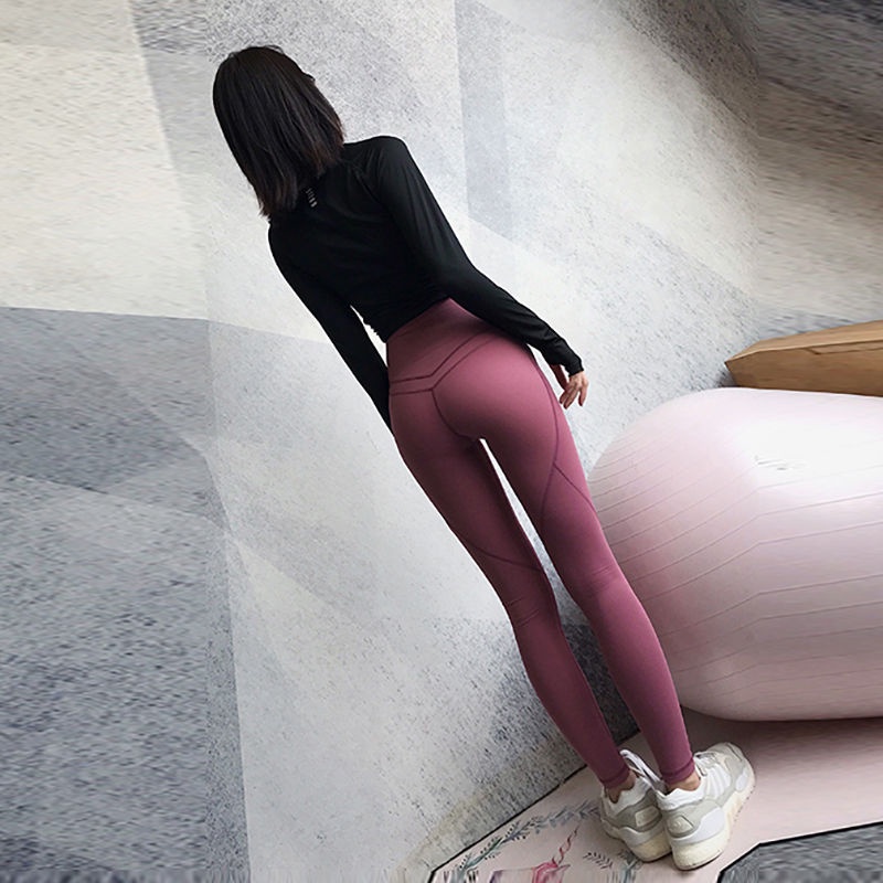 Quần Legging Thể Thao Lưng Cao Chất Liệu Co Giãn Thoải Mái