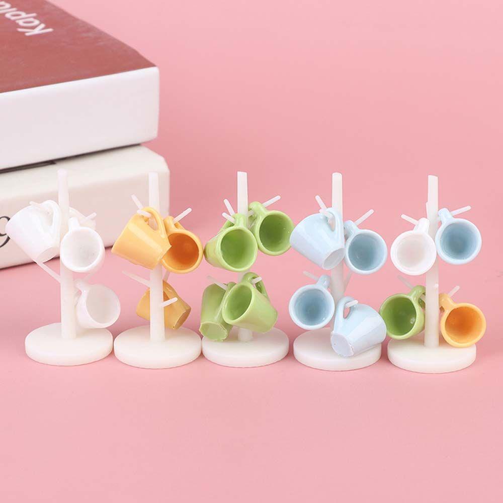 Giá Đỡ Ly Nước Mini Để Bàn Trang Trí Nhà Búp Bê