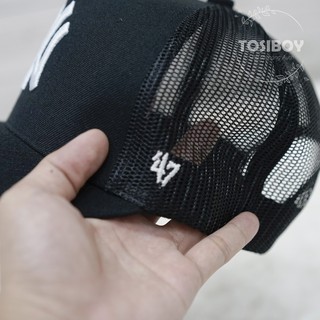 Nón kết lưới thêu logo NY