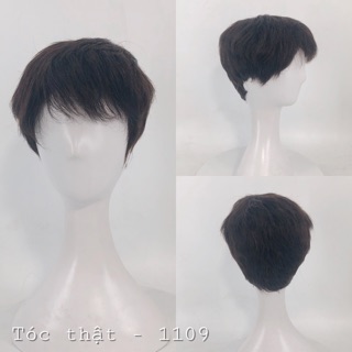 Tóc giả trung niên làm bằng tóc thật