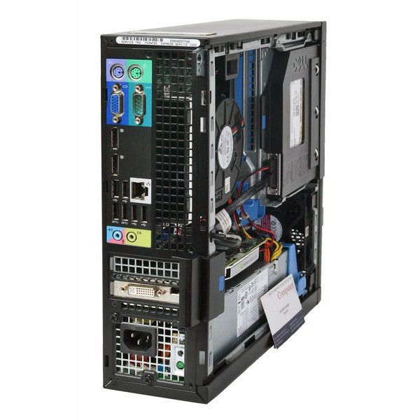 Cây máy tính để bàn Dell OPTIPLEX 790 Sff, E02 (CPU Core i3-2100, Ram 4GB, HDD 500GB, DVD) tặng USB Wifi, hàng nhập khẩu