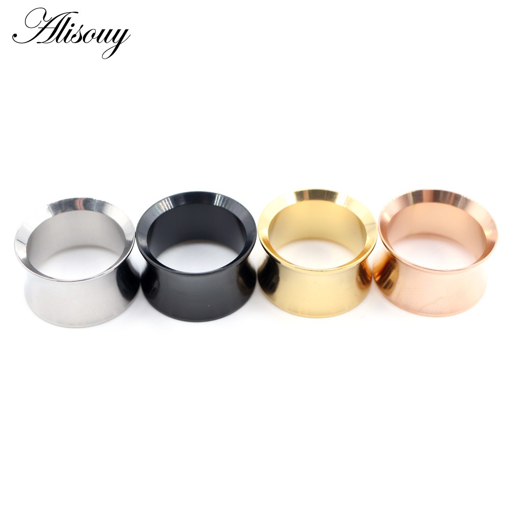 Alisouy Set 2 Khuyên Nong Tai Bằng Thép Không Gỉ Cá Tính