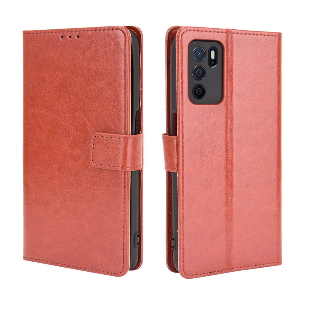 Bao Da pu Điện Thoại Nắp Lật Kèm Ngăn Đựng Thẻ Cho oppo a16 oppo a16 a 16 oppoa16 Ốp