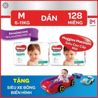 Tã dán huggies Platinum S82, M64, L54