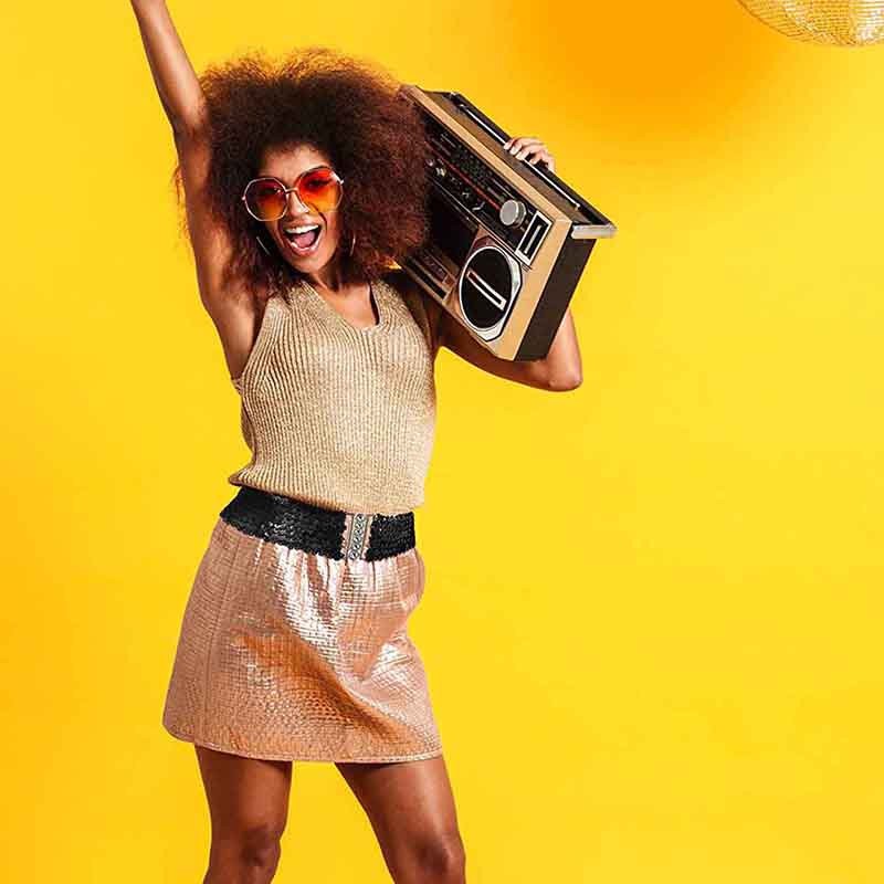 Thắt Lưng Đính Sequin Co Giãn Thời Trang Cho Nữ