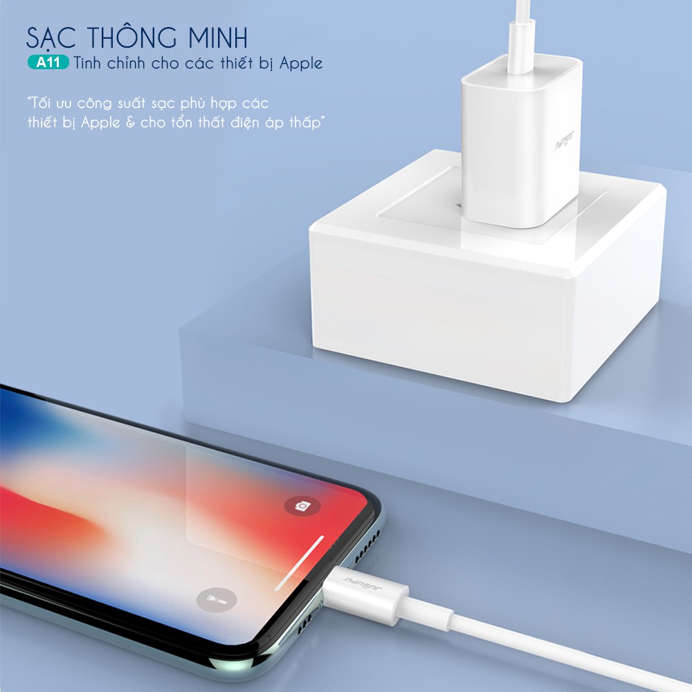 Sạc iPhone FENGZHI A11 cao cấp PD 20W gồm củ kèm dây sạc nguyên bộ chính hãng sạc nhanh iphone