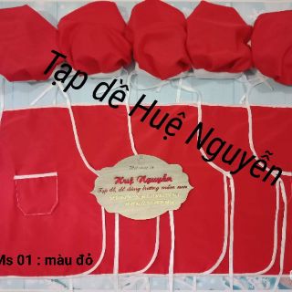 Set 10 bộ tạp dề mầm non