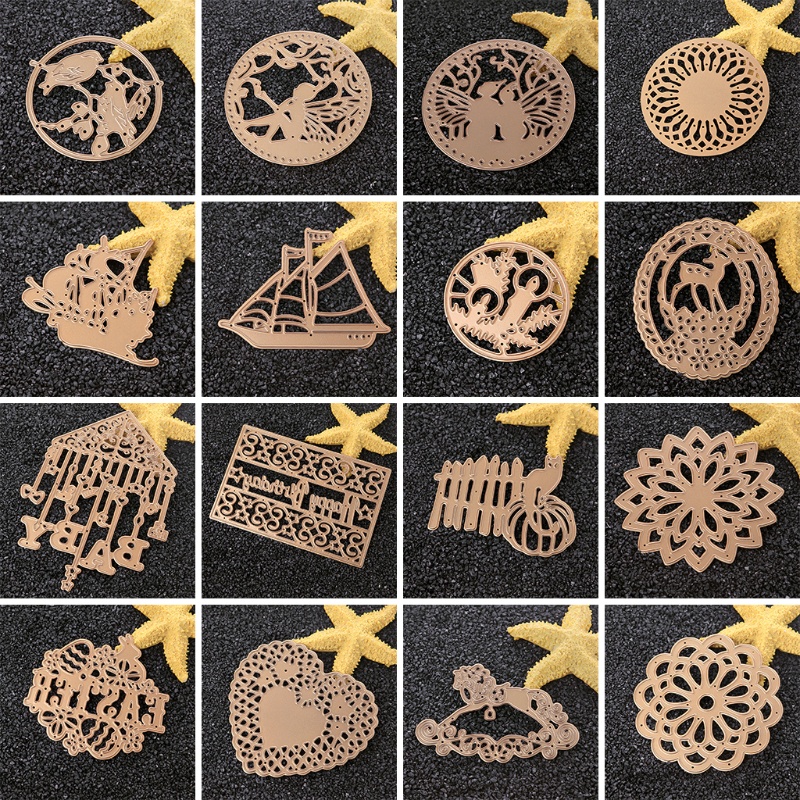 Khuôn Cắt Giấy Kim Loại Hình Em Bé Xinh Xắn