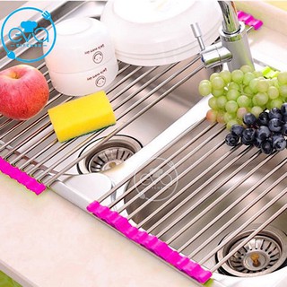 Kệ inox để bồn rửa chén xếp gọn tiện dụng