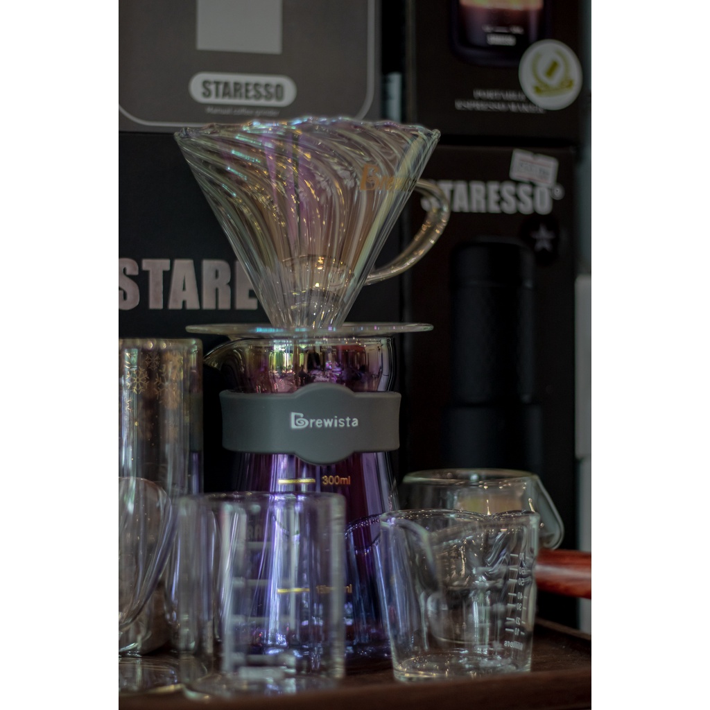 Phễu lọc cà phê Brewista Artisan Tornado Glass Dripper for 1-2 cups