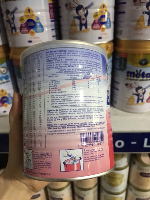 Sữa Biomil số 1 400g