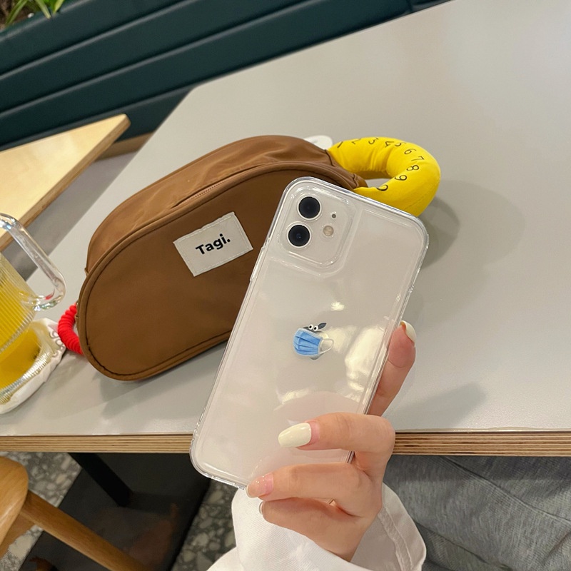 Ốp điện thoại TPU họa tiết khuôn mặt hoạt hình thích hợp cho IPhone 11 ProMax X Xr Xs Max 7 8 Plus Se 2020 12 ProMax 12