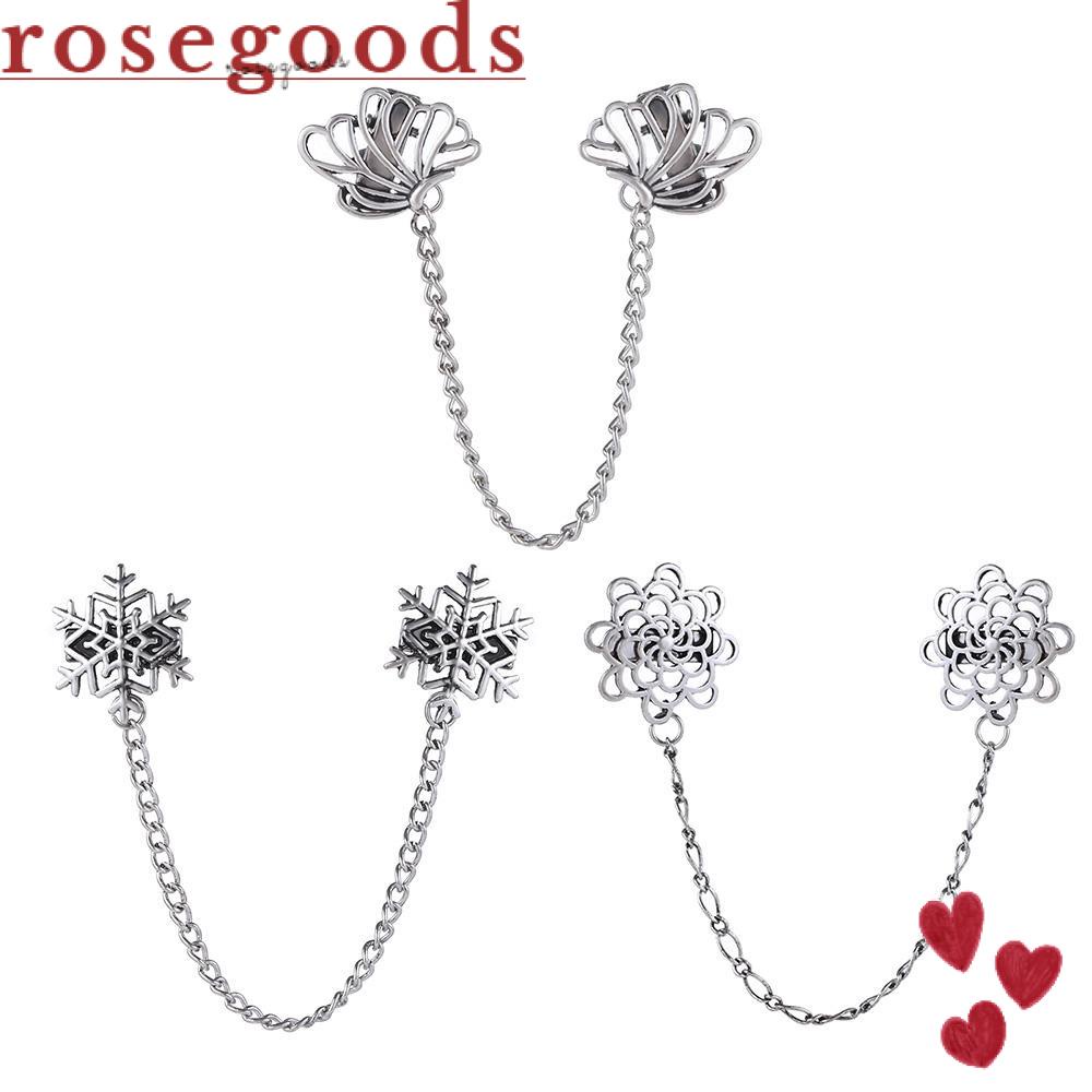 Trâm Cài Áo Hình Hoa Hồng / Bươm Bướm Phối Tua Rua Thời Trang Cho Nữ