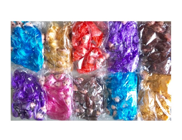 Đầu búp bê tóc dài