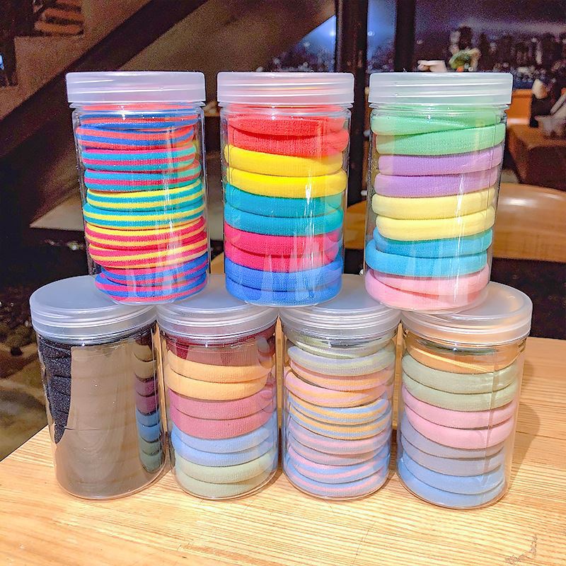 Set 10 Dây Cột Tóc Nhiều Màu Sắc