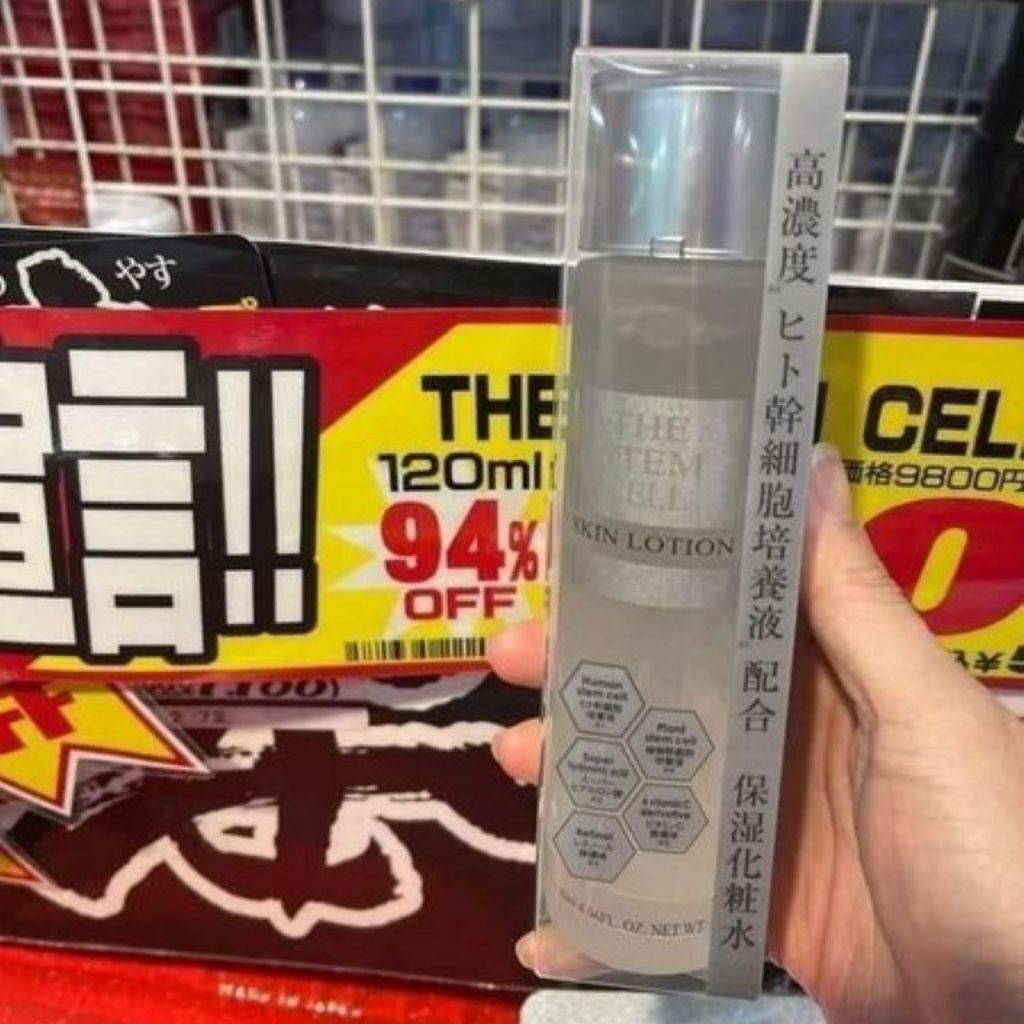 Nước Hoa Hồng Toner 120ml Se Khít Lỗ Chân Lông Dưỡng Da Căng Bóng-The Stem Cell Skin Lotion.