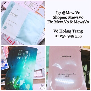 TỔNG HỢP Các loại mặt nạ mask sheet có sẵn