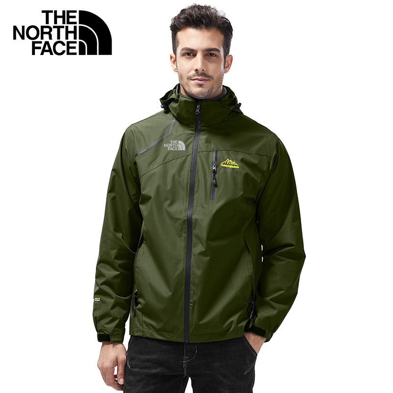 The North Face Áo Khoác Gió Có Mũ Trùm Thoáng Khí Tiện Dụng Cho Nam