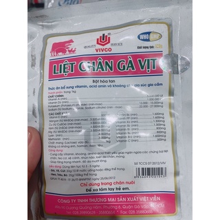 Bột hoà tan liệt chân gà vịt gói 100g