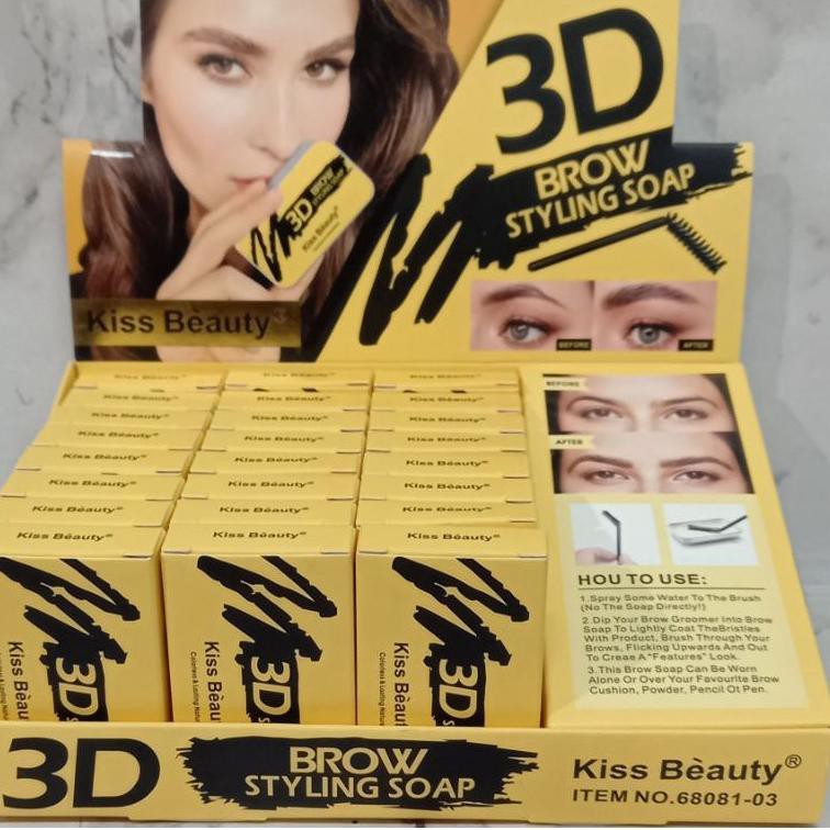 (hàng Mới Về) Xà Phòng Tạo Kiểu Lông Mày 3d Kiss Beauty Per.68181-03 | BigBuy360 - bigbuy360.vn
