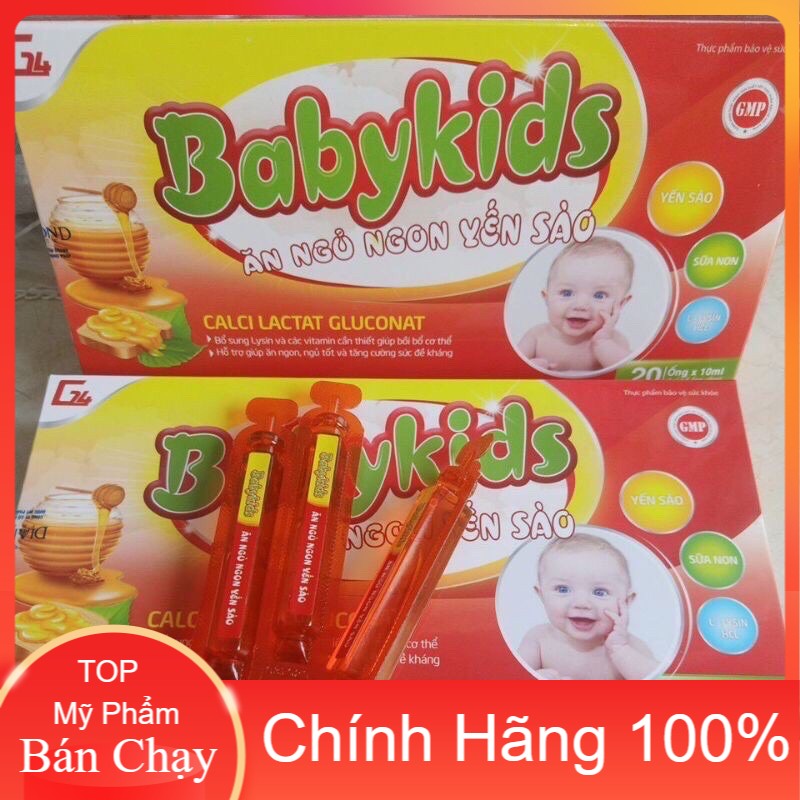 Babykids Ăn Ngủ Ngon Yến Sào Chính Hãng Yến Sào Baby kids Dành Cho Bé Yêu