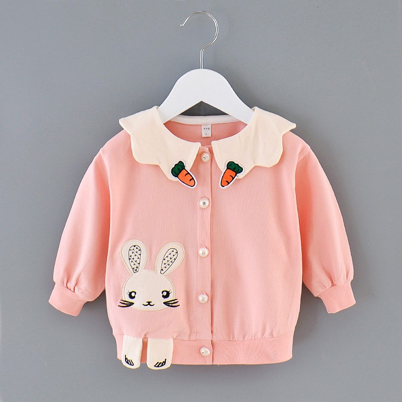 Áo Khoác Cardigan Hình Thỏ Xinh Xắn Dành Cho Bé