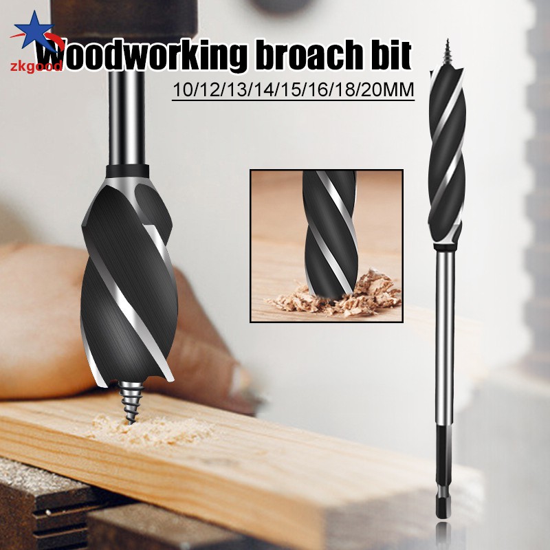 Mũi khoan bốn rãnh 10~20mm chuyên dụng cho thợ mộc