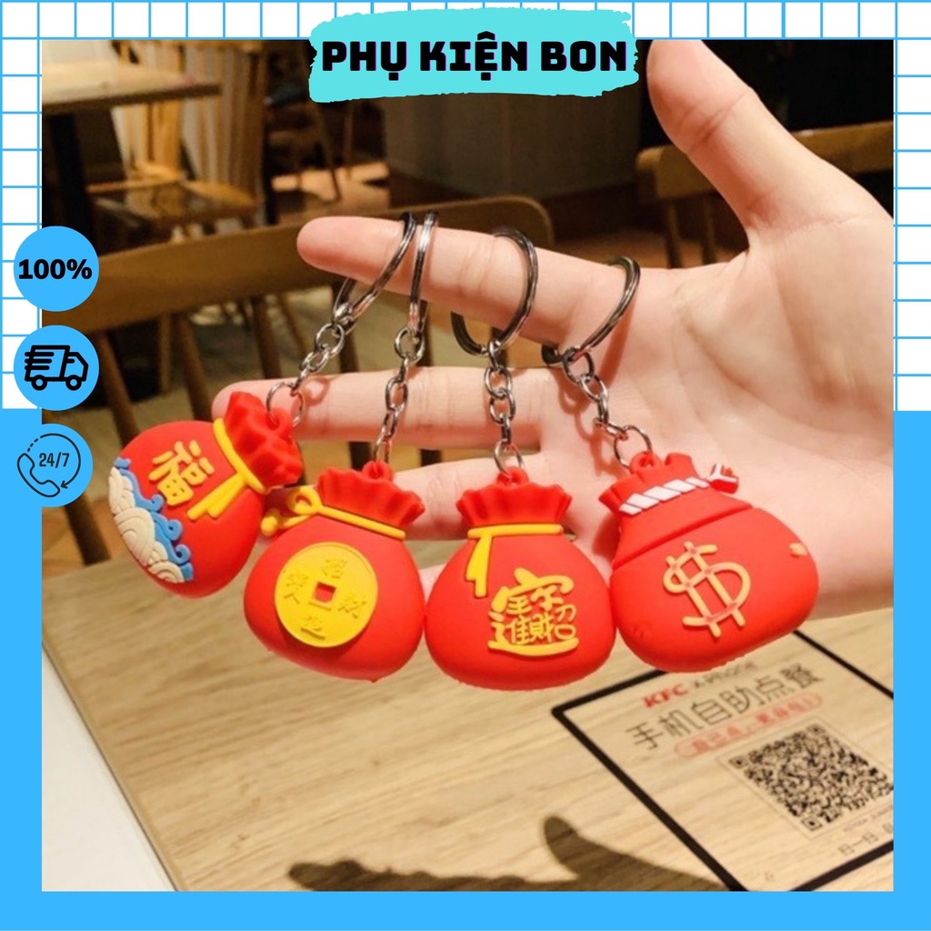 [HOT] Móc Khoá Hình Túi Thần Tài Rước Lộc Về Nhà