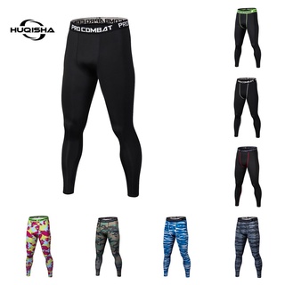 Quần legging thể thao HUQiSHA họa tiết tùy chọn thời trang dành cho nam