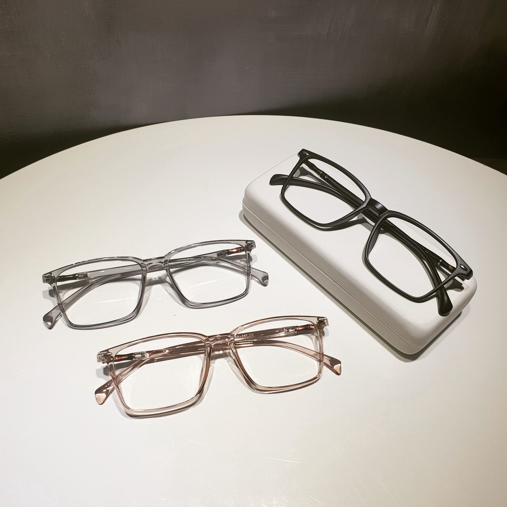 Gọng kính nhựa dẻo vuông Qiwa Eyewear 8087, kính mắt thời trang lắp được cận | BigBuy360 - bigbuy360.vn