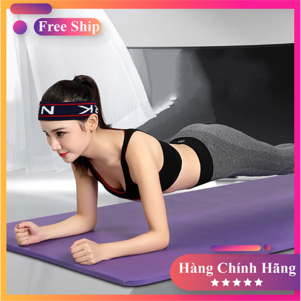 [CÓ VIDEO - ẢNH THẬT] Thảm Tập YOGA 10mm Cao Su Non NBR Nguyên Khối 1901