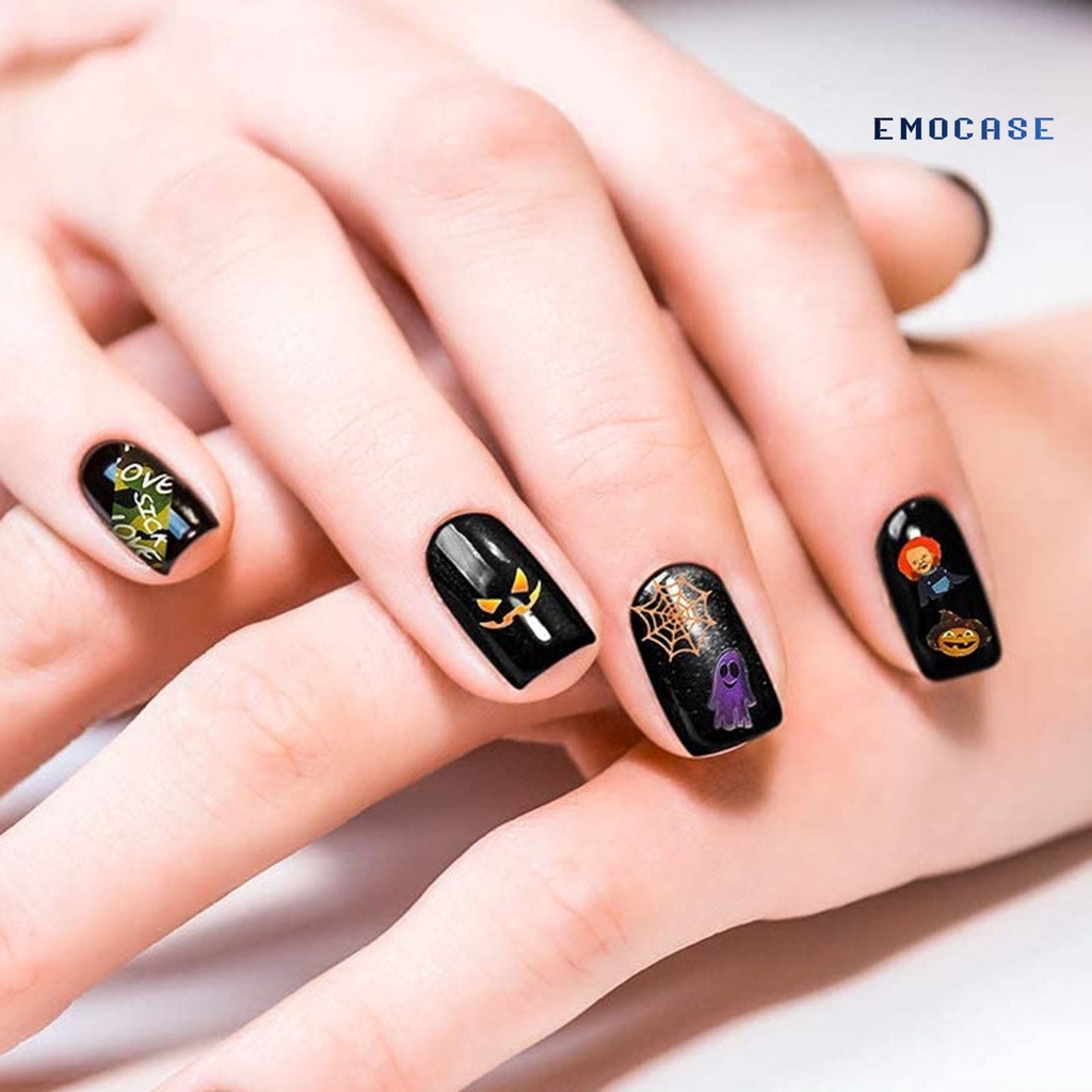 1 Tờ Sticker Dán Móng Tay Chủ Đề Halloween