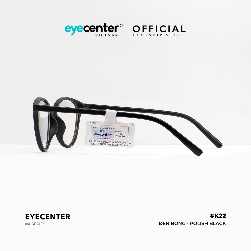 Gọng kính nữ mắt mèo chính hãng EYECENTER K22-S nhựa dẻo siêu nhẹ nhập khẩu by Eye Center Vietnam