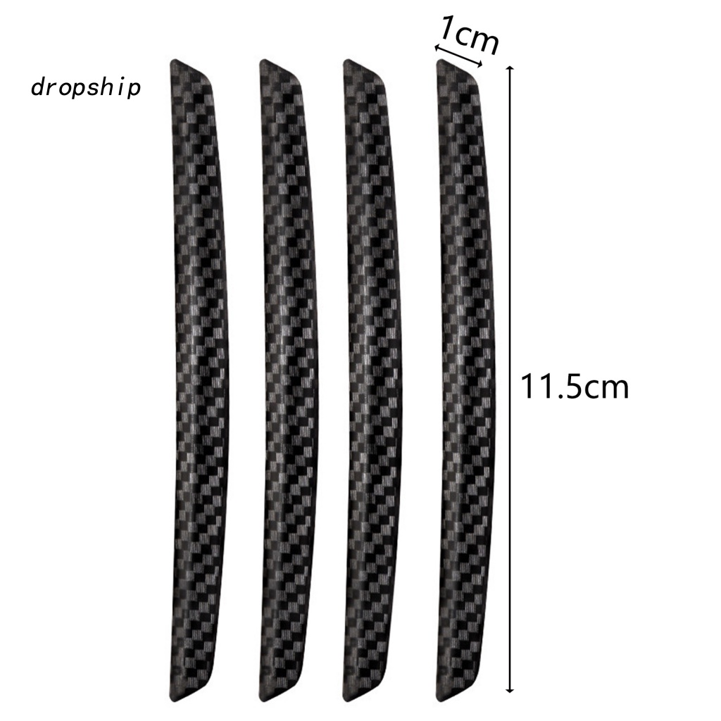 Set 4 Miếng Dán Bảo Vệ Mép Cửa Xe Hơi Chống Trầy Xước Siêu Bền