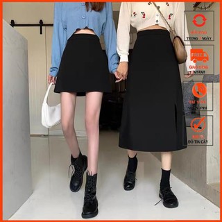 Chân Váy A Dài Xẻ Cá Tính 302