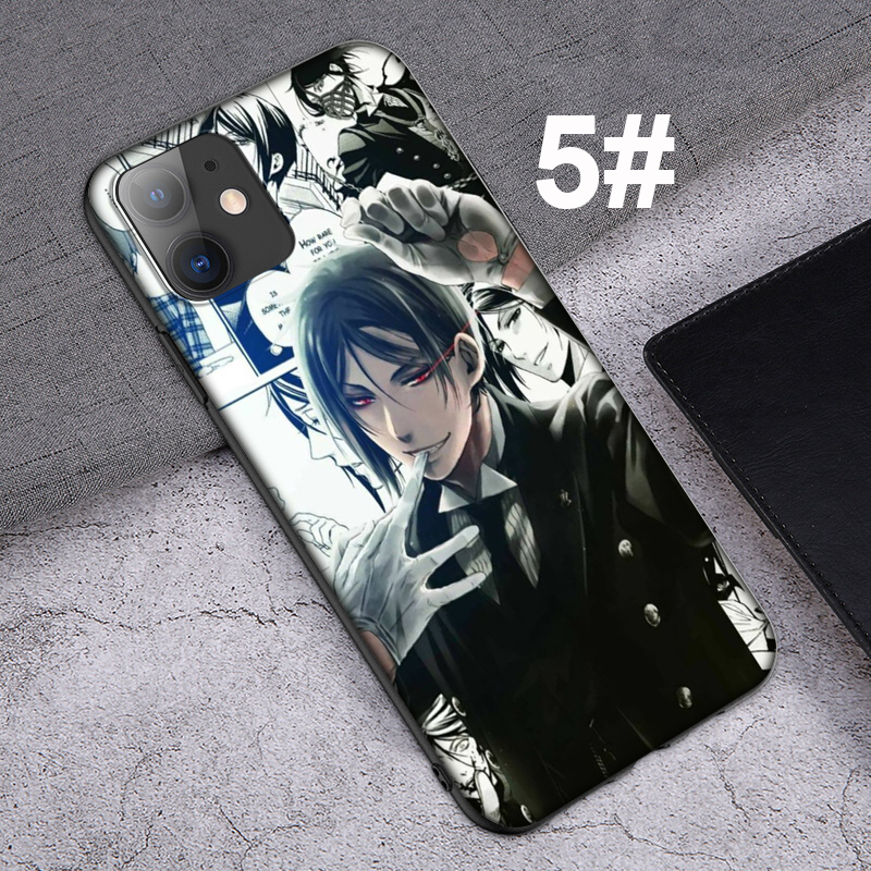 iPhone XR X Xs Max 7 8 6s 6 Plus 7+ 8+ 5 5s SE 2020 Casing Soft Case 18LU Black Butler mobile phone case