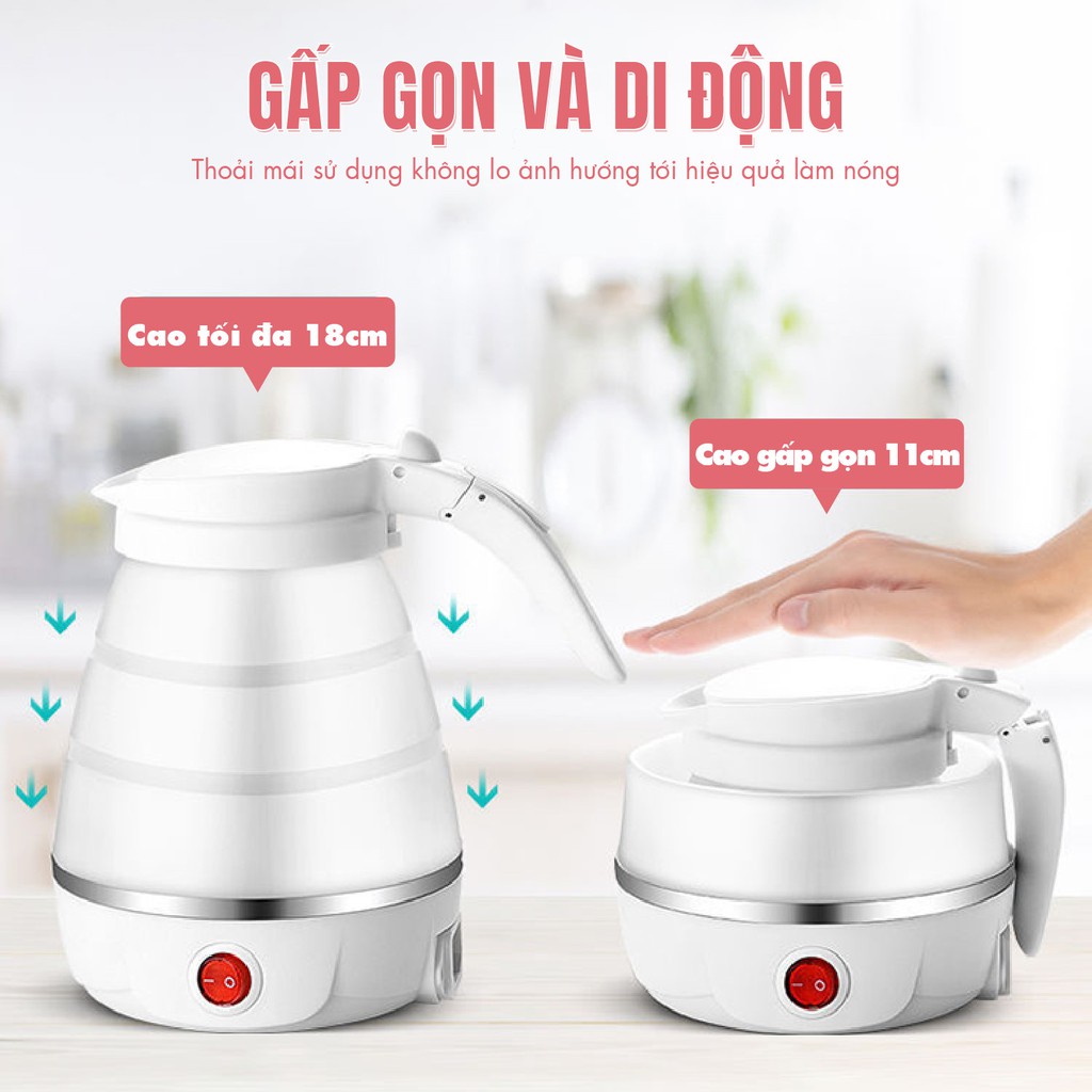 -SALE- Ấm siêu tốc gấp gọn WT-B6 600m