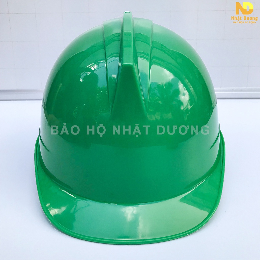 Mũ bảo hộ lao động khóa vặn màu xanh lá HPS1 Nón bảo hộ lao động lót xốp Nhật Dương